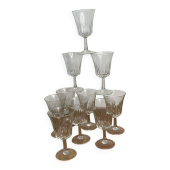 Luminarc stemmed glasses