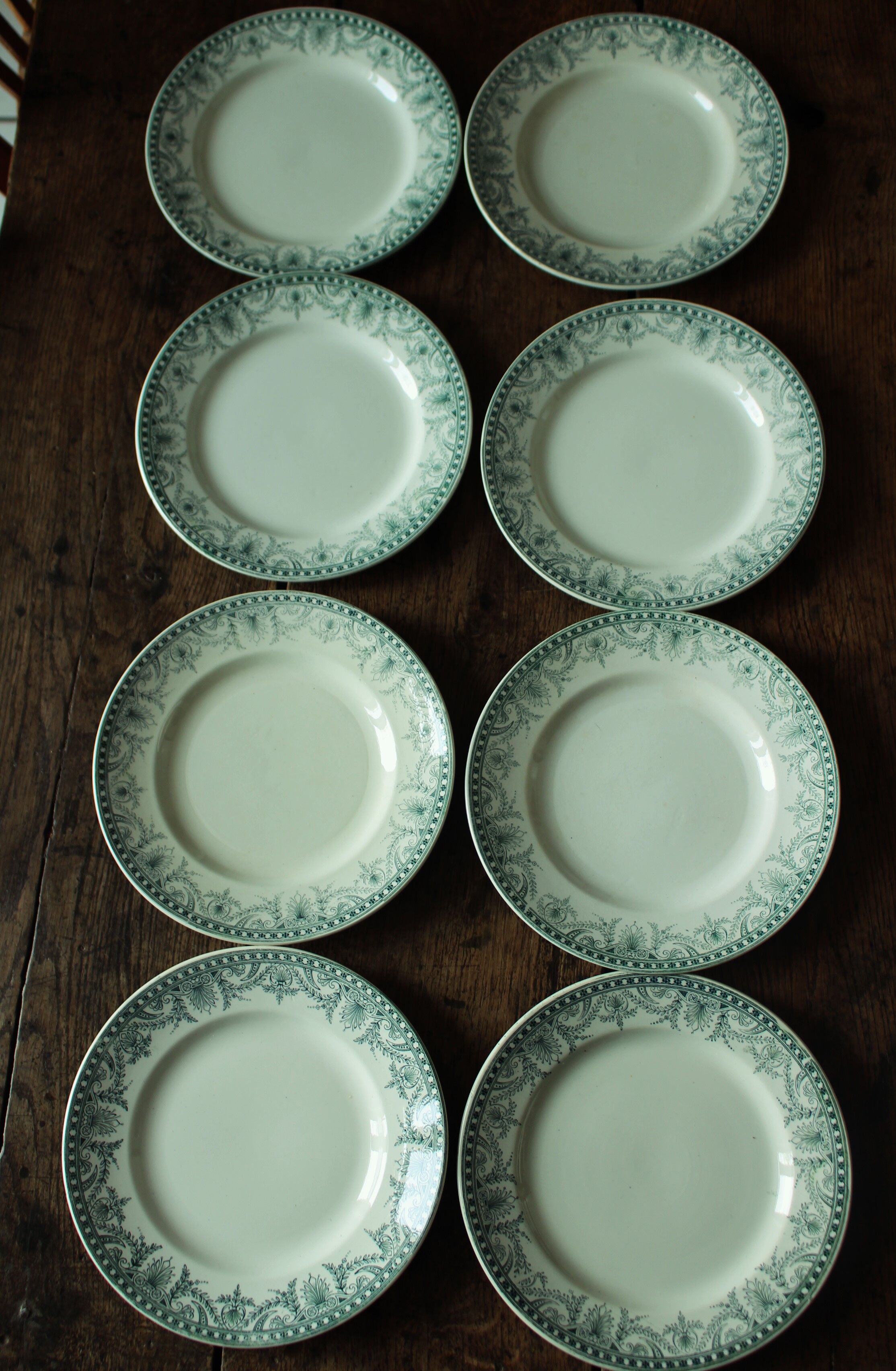 Lot 8 flat plates Green Iron Land Wilbur Mill of Wolves Hamage