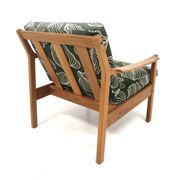 Scandinavian teak armchair "Tibro", Erik Wortz, Möbel-IKEA, Sweden, 1940