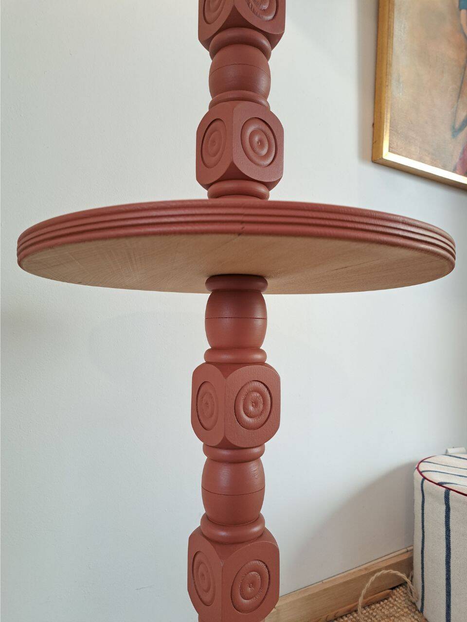 Vintage terracotta floor lamp