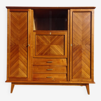 Vintage solid oak cabinet