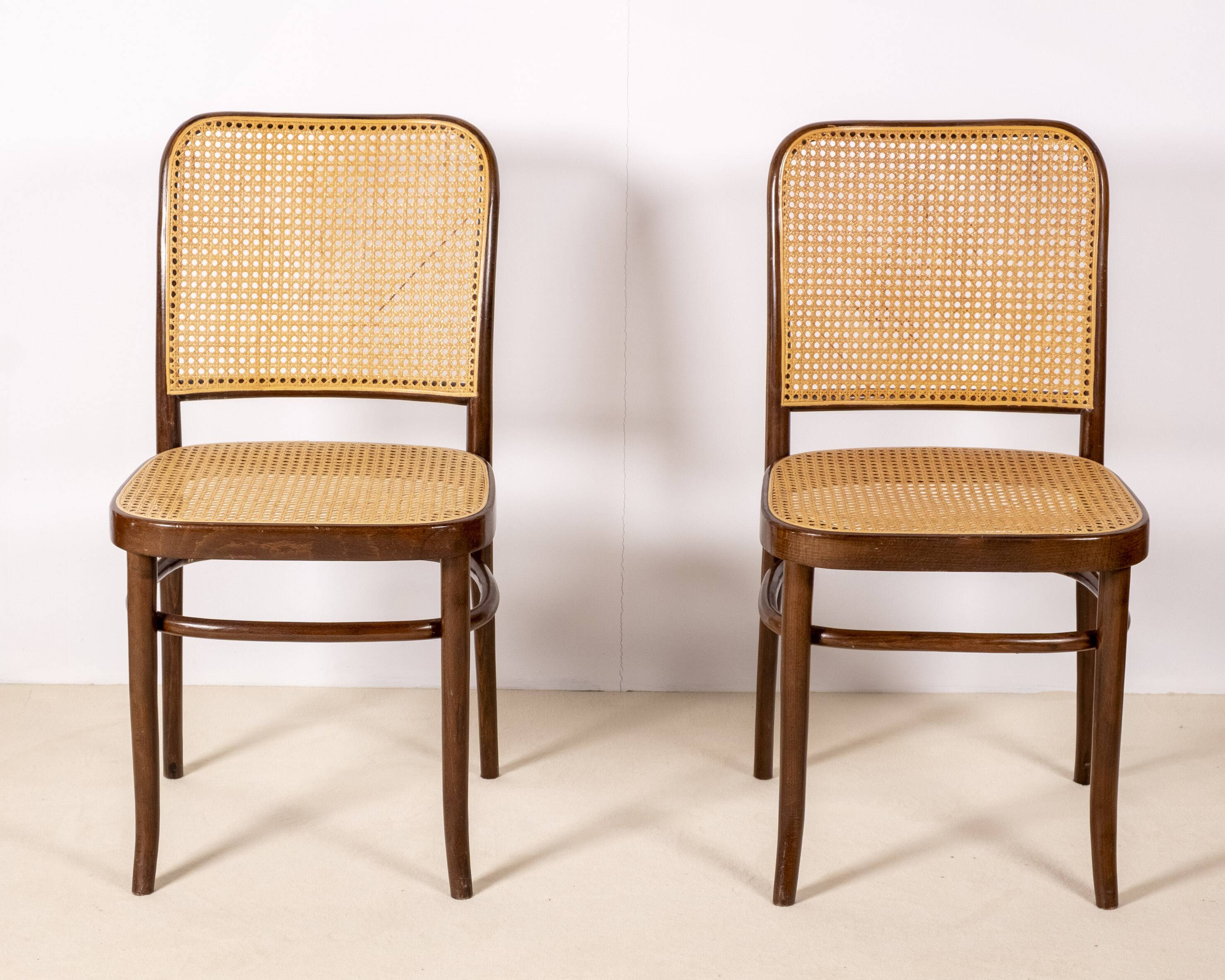 2x Josef Hoffmann dining chair Model 811