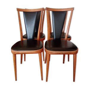 Serie de 4 chaises baumann