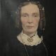 Oil on canvas portrait of a woman