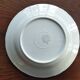 12 flat plates Villeroy & Boch Mettlach celadon green and vintage gold 1960s
