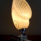 Modernist Art Deco "Coquillage" lamp, France, circa 1930
