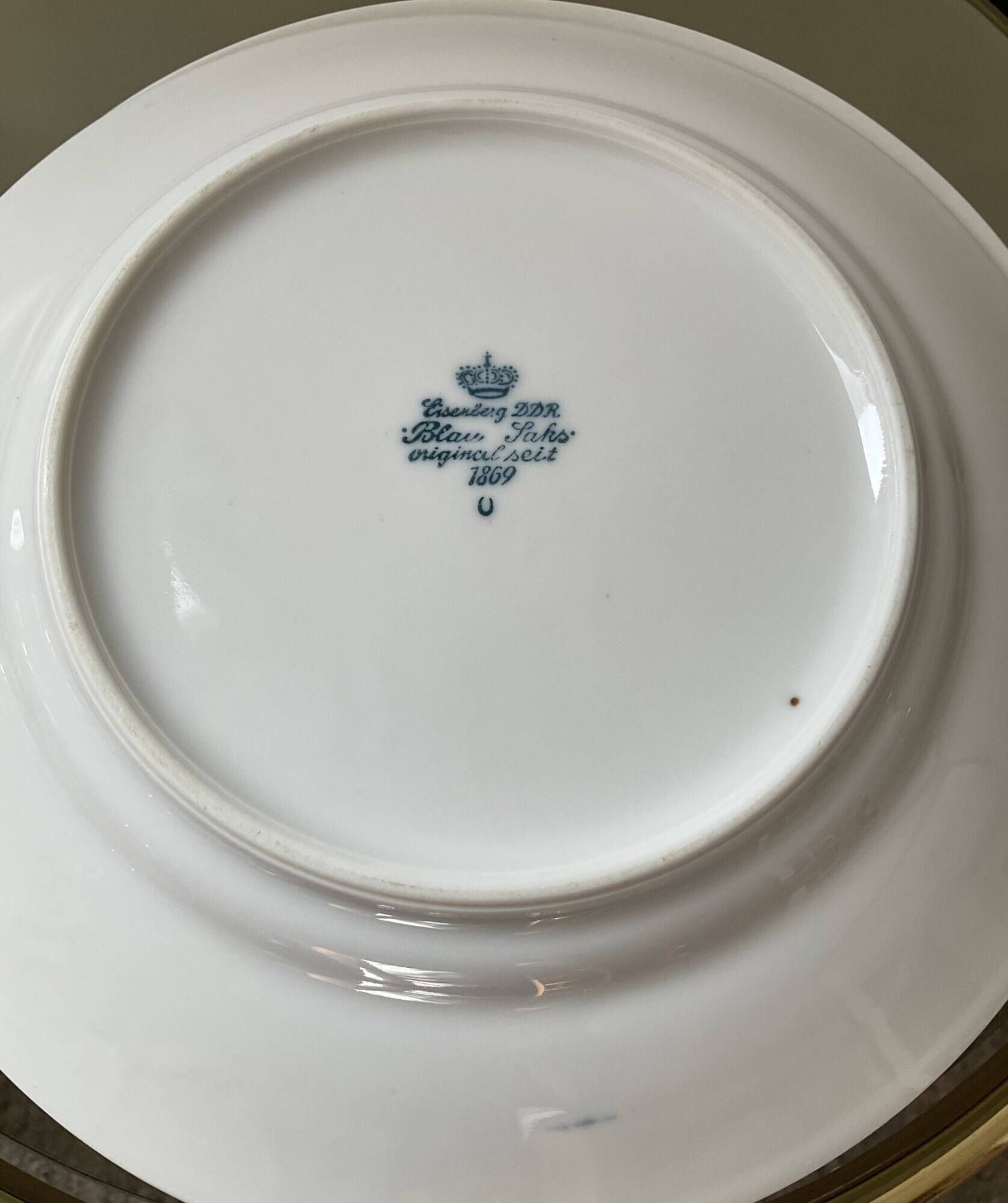 Set of 6 vintage porcelain dessert plates Germany
