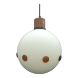 Pendant lamp ball in opaline
