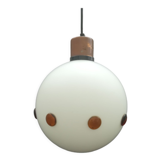 Pendant lamp ball in opaline