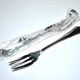 Set of 2 silver metal fish forks reneka fillet spatours 18cm