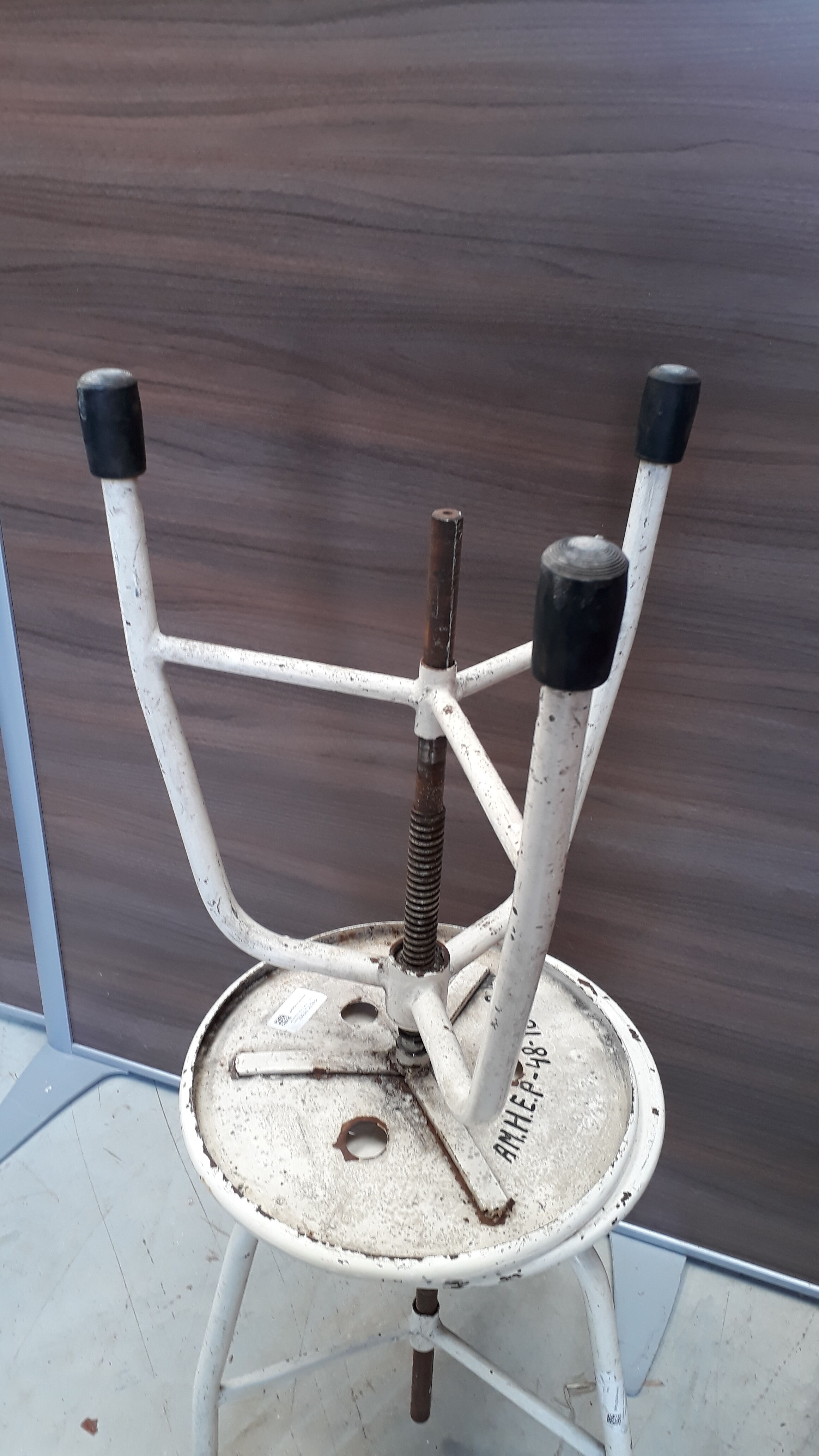 2 tripod stools 1970