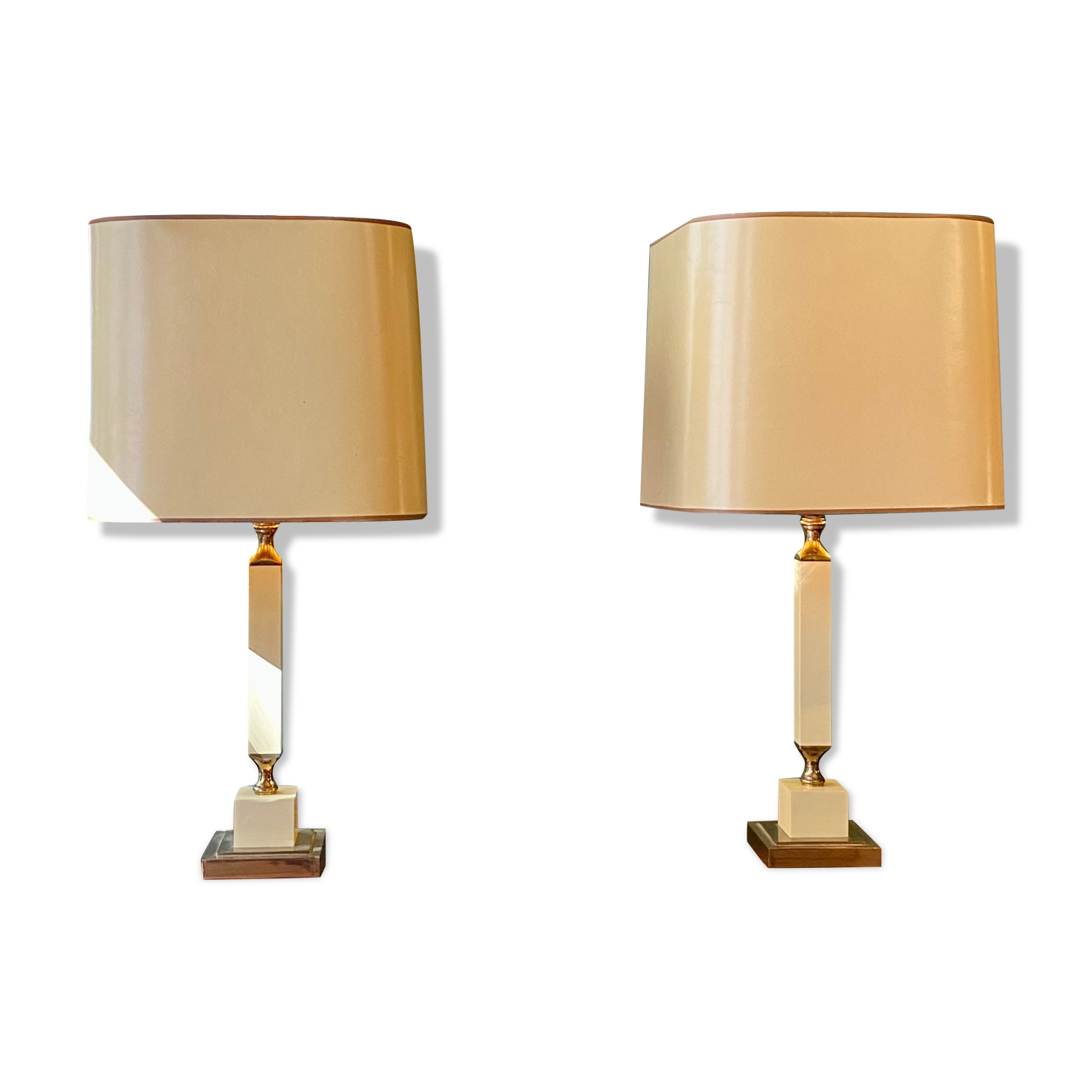 Paire de lampes vintage