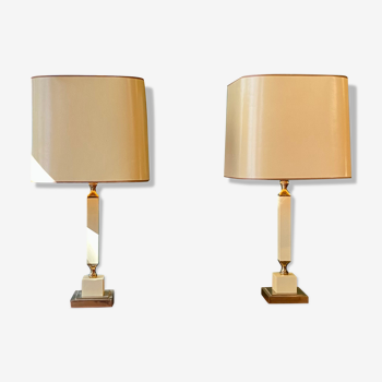 Paire de lampes vintage