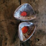 Duo of R. Dussaussoy Paris pocket emptiers – Signed vintage ceramic