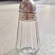 Crystal and silver-plated metal sugar shaker Christofle