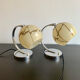 Pair of Art Deco lamps,  1950s