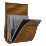 Rattan Modern Wall Mounted Magazine Rack
