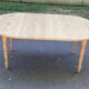 Louis Philippe extendable round dining table with shutters, renovated pine, 190cm