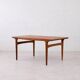 Dining table with extension leaf, Johannes Andersen, Uldum Møbelfabrik