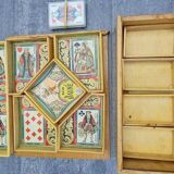 Game dwarf yellow box wood deco chromo 1921