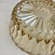 Retro/Vintage Molded Amber Glass Salad Bowl