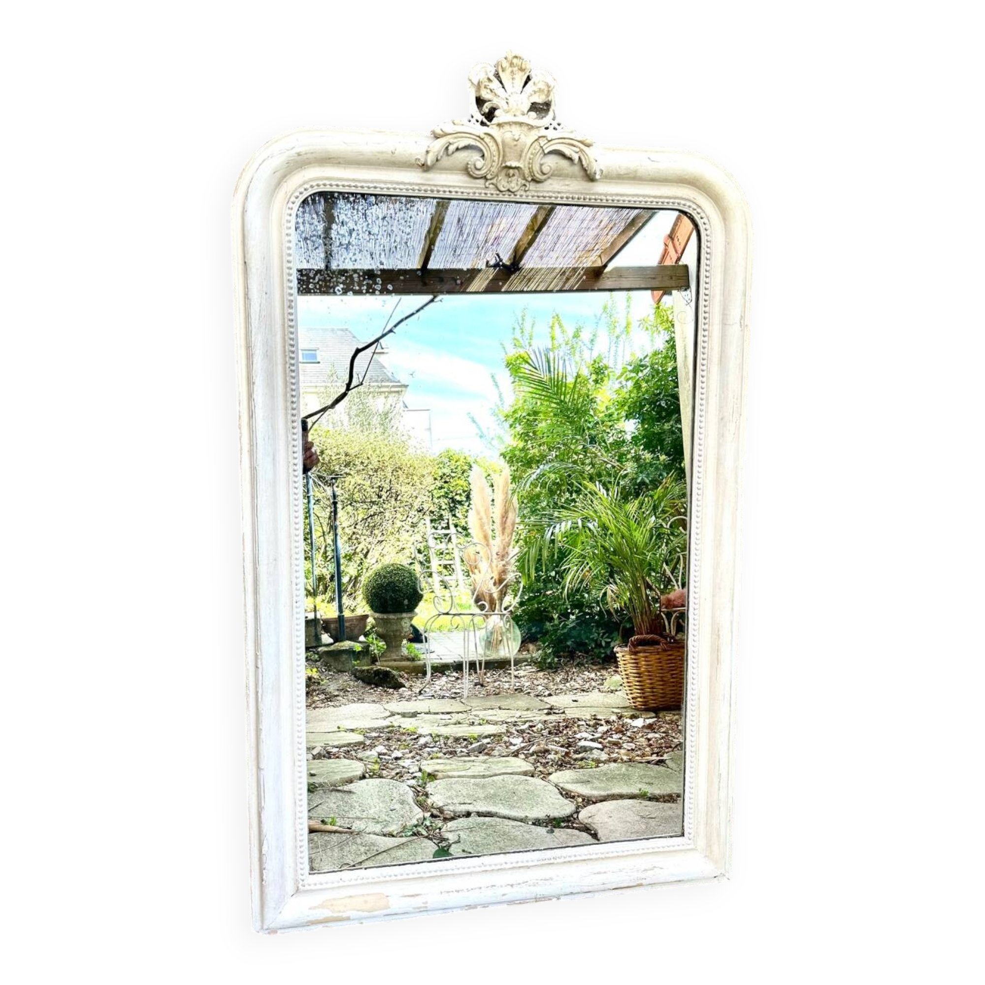 Antique Louis Philippe trumeau mirror 167x102