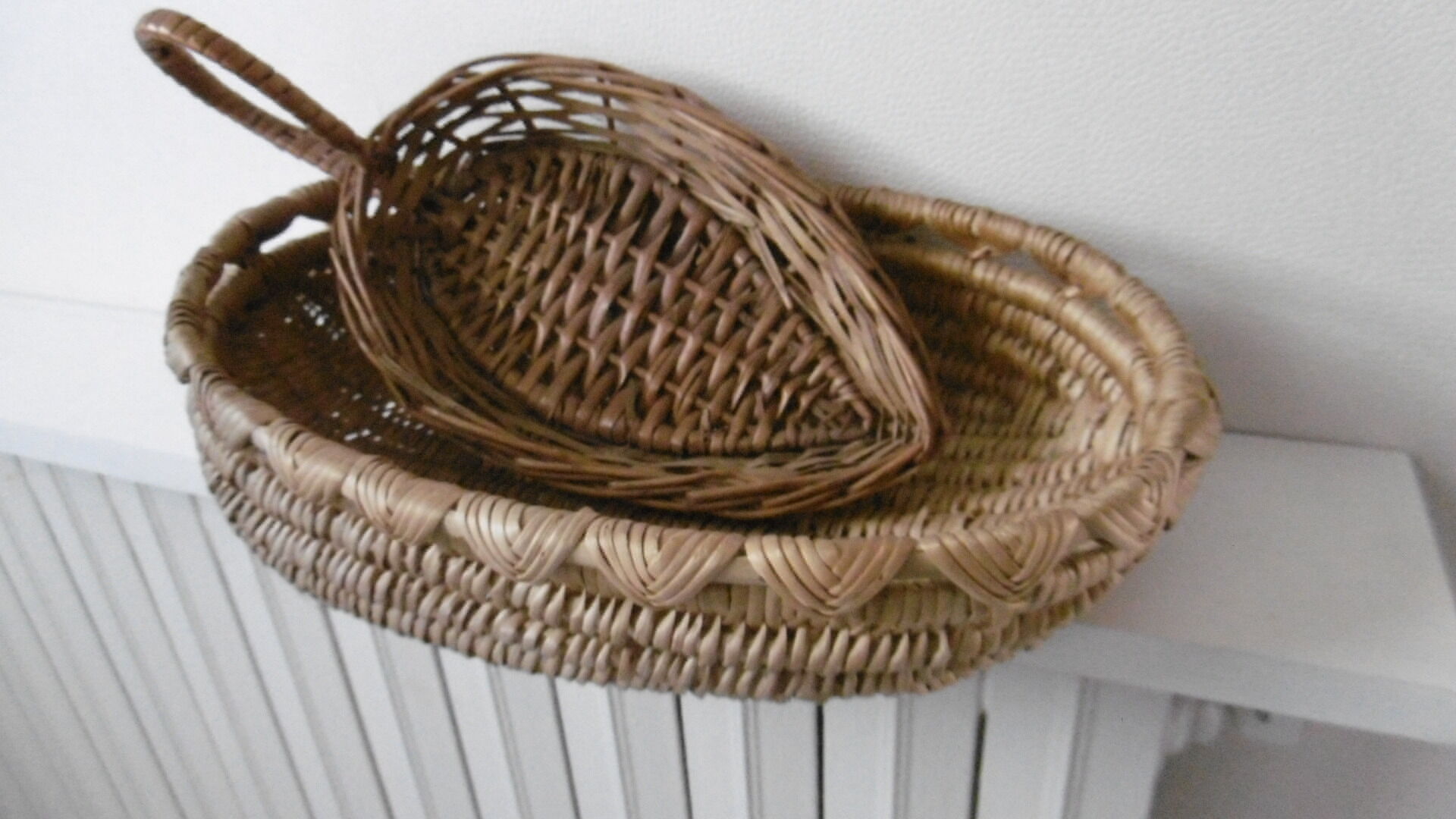 Vintage artisanal baskets