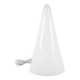 Vintage cone lamp in white opaline glass – SCE edition, France 1980s