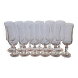 Set of 12 champagne flutes