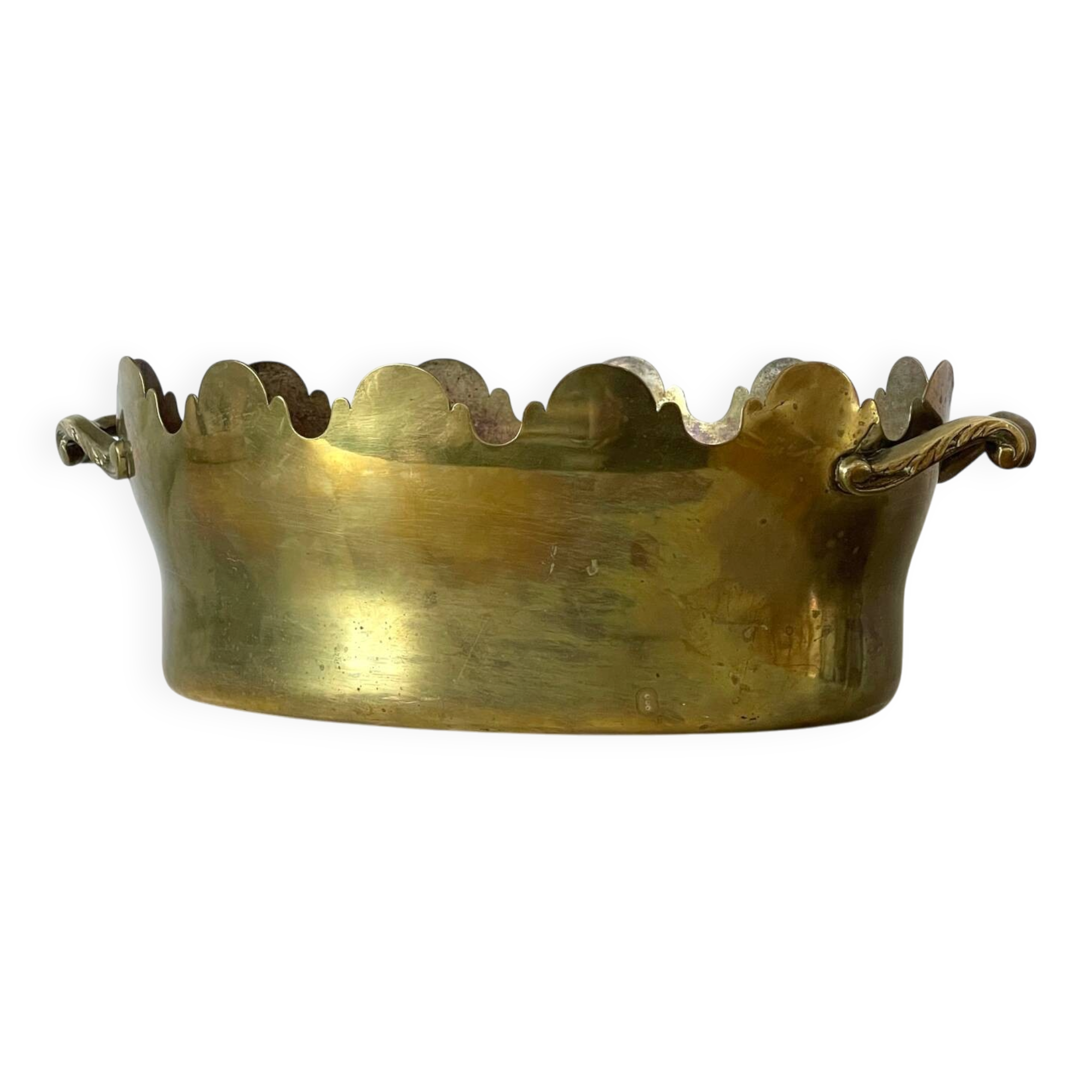 Napoleon III brass cache pot.
