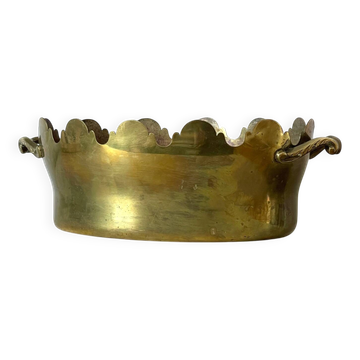 Napoleon III brass cache pot.