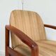 Vintage Danish solid teak wooden chair