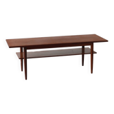 Vintage Scandinavian teak coffee table (Denmark, 1960s)