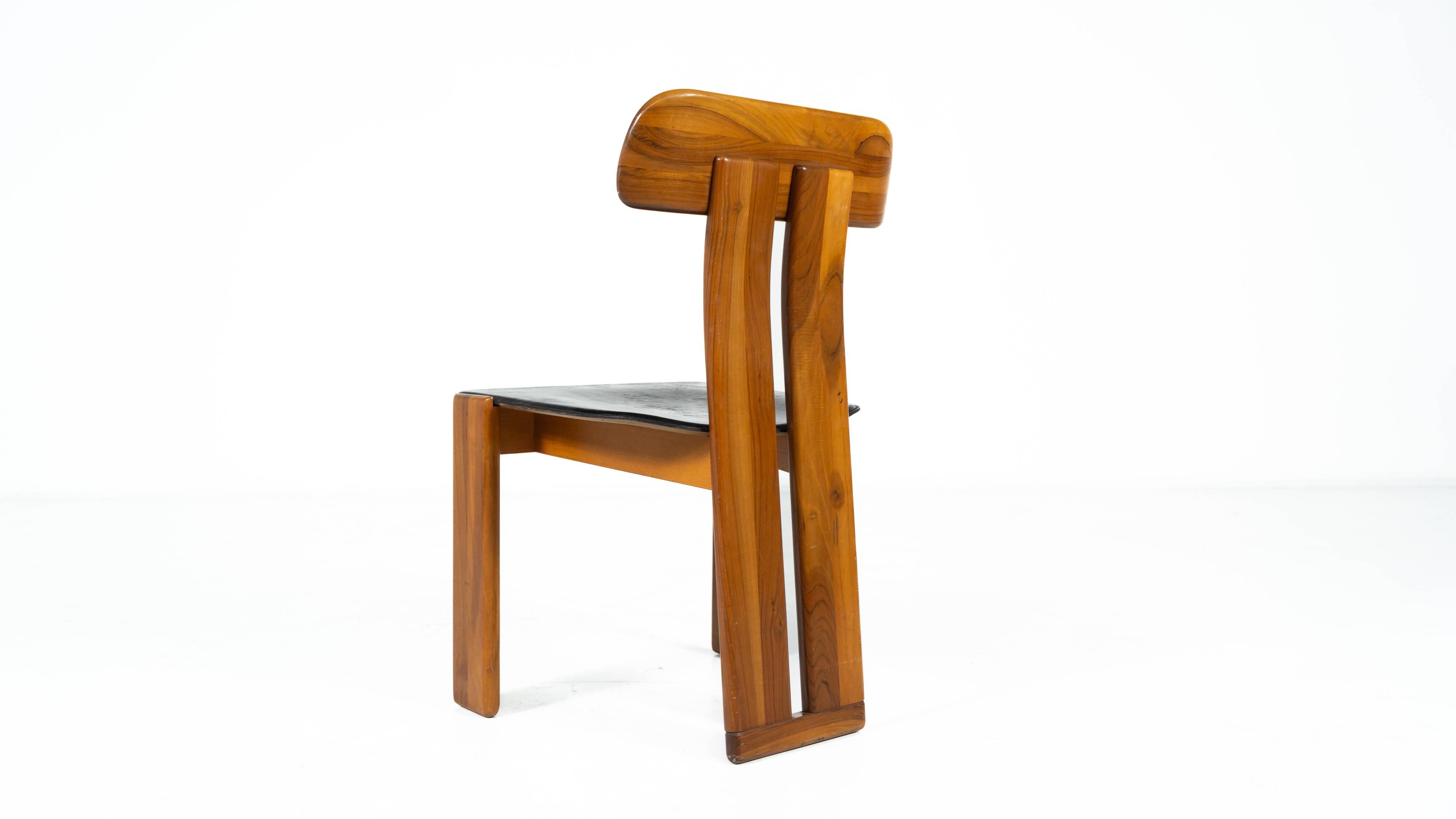 Set of 6 "Sapporo" chairs by Mario Marenco for Mobilgirgi, 1970.