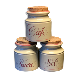 3 Spice jars