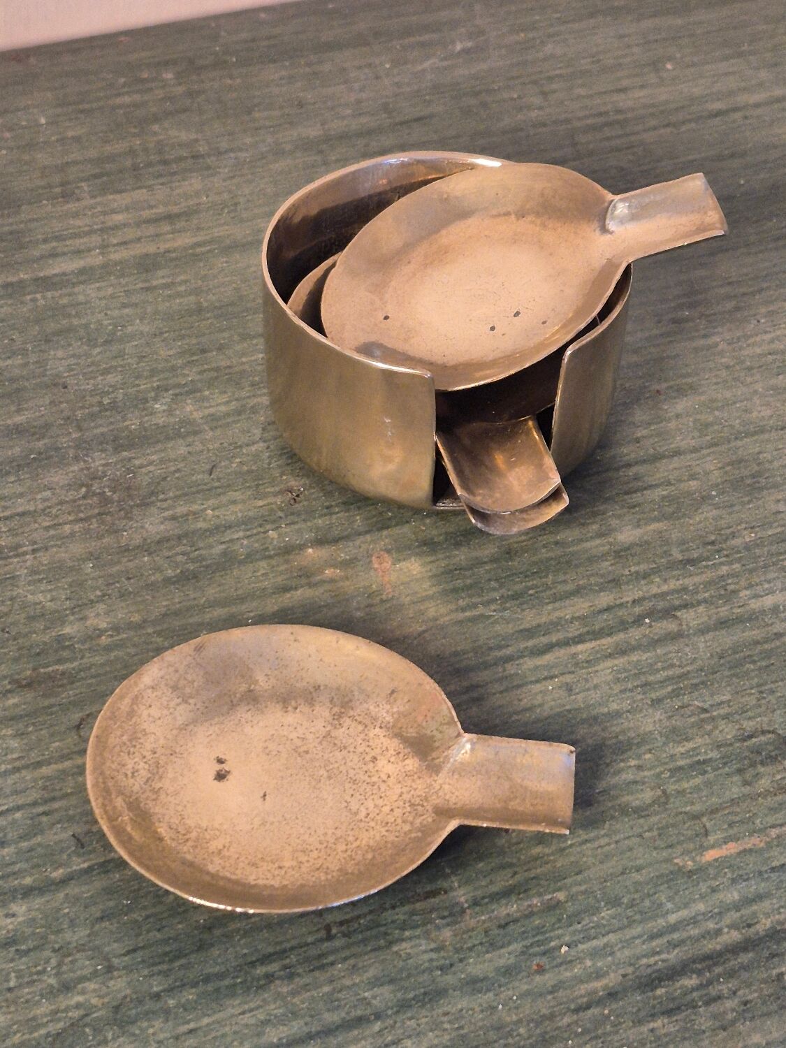 Brass ashtrays