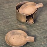 Brass ashtrays
