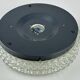 60s 70s ceiling lamp Hustadt Leuchten Germany Plafoniere glass & metal