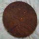 Miroir ovale ancien cadre en bois doré 45x35cm