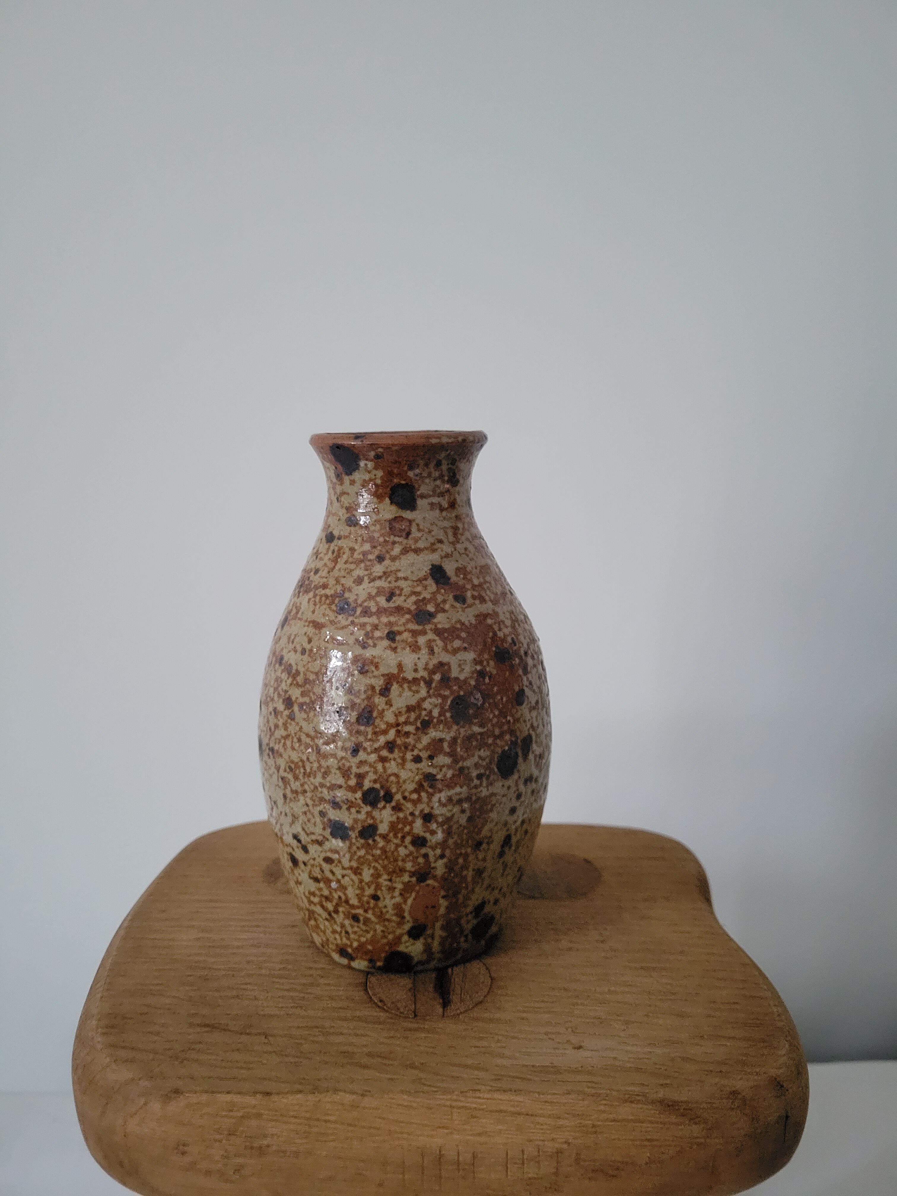 Pyrite sandstone vase