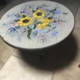 Table basse Hb Bel Délcourt XXe siècle