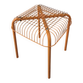 Ikea vasteron stool 2014 orange metal