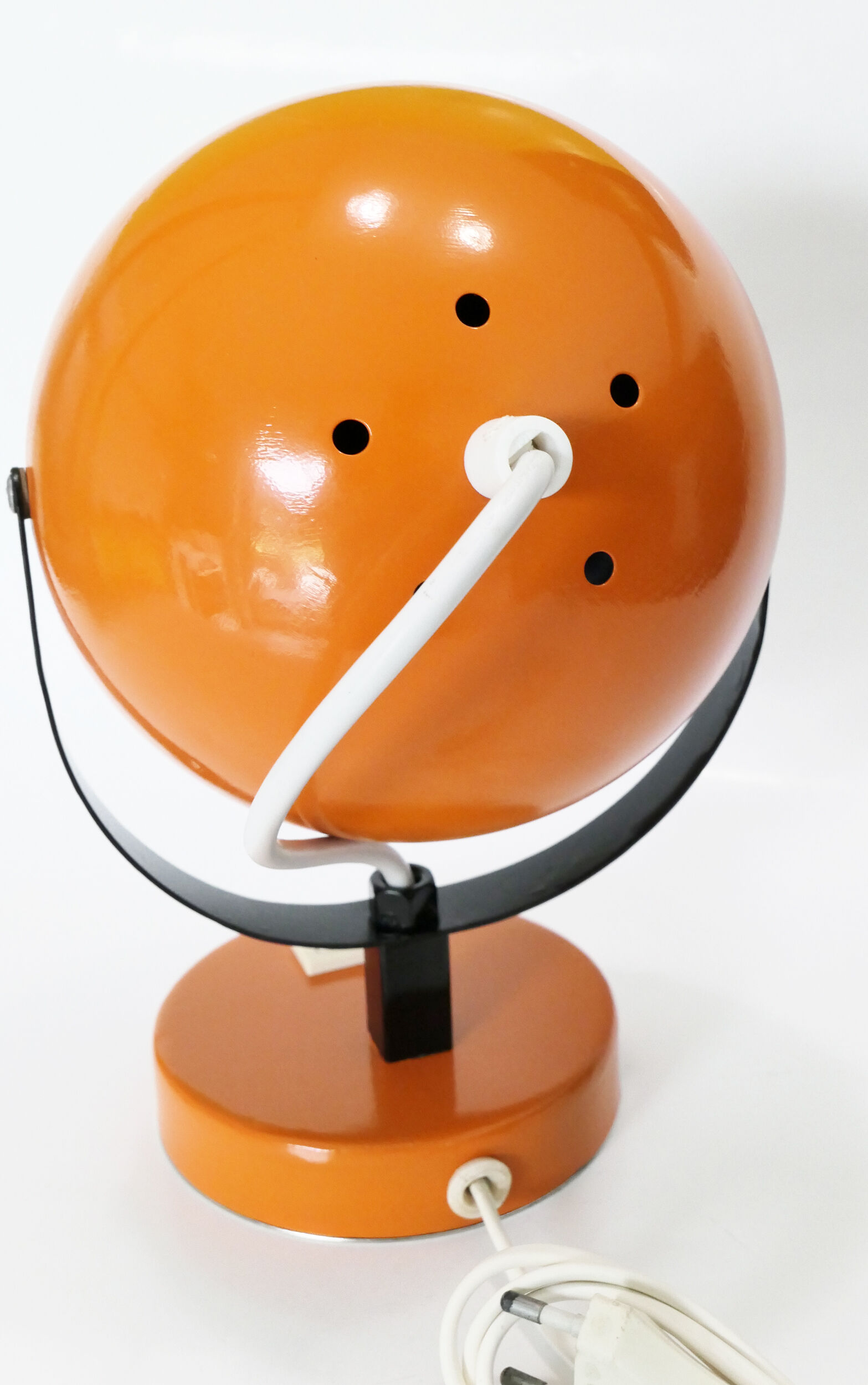 Lampe à poser eyeball spage age 1970's orange