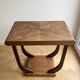 Table guéridon Art Déco bois