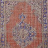 Anatique Handmade Vintage Oushak Carpet sku 2300