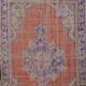 Anatique Handmade Vintage Oushak Carpet sku 2300