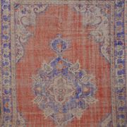 Tapis Oushak vintage fait main Anatique sku 2300