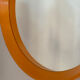 Danish round mirror, made of plastic, 1970s