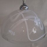 Suspension vintage en verre de Murano des années 1970