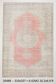 7x10 Soft Red & Beige Persian Area Rug, 207x310Cm